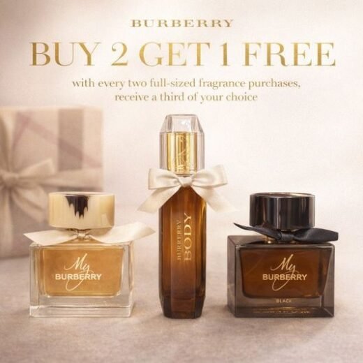 COLLECTION BURBERRY 2+1FREE